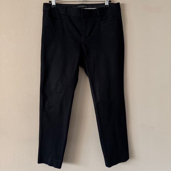 Banana Republic Black Sloan Fit Ankle Pants 6S - Picture 3 of 10